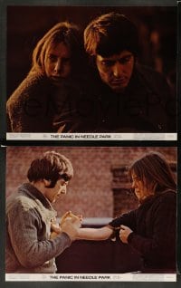 3z326 PANIC IN NEEDLE PARK 8 color 11x14 stills '71 Al Pacino & Kitty Winn, heroin addicts in love!