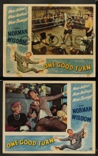 3z503 ONE GOOD TURN 7 English LCs '54 Joan Rice, Shirley Abicair, cool art of Norman Wisdom!