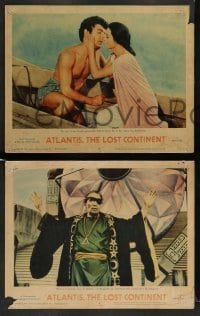 3z537 ATLANTIS THE LOST CONTINENT 6 LCs '61 George Pal sci-fi, captives turned into slaves!