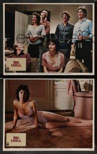 3z047 BIG CHILL 8 LCs '83 Lawrence Kasdan, Tom Berenger, Glenn Close, Jeff Goldblum, sexy Meg Tilly