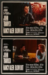 3z050 BLOW OUT 8 LCs '81 John Travolta, Brian De Palma, murder has a sound all of its own!