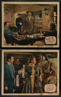 3z544 BUFFALO BILL 6 LCs '44 Joel McCrea & Maureen O'Hara, Linda Darnell, William Wellman!