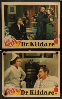 3z712 CALLING DR. KILDARE 4 LCs '39 Lionel Barrymore and beautiful 18 year-old Lana Turner!