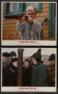 3z547 CHRISTMAS STORY 6 LCs '83 wonderful images from the best classic Christmas movie ever!