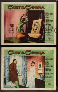 3z642 CULT OF THE COBRA 5 LCs '55 beauty Faith Domergue changed to a thing of TERROR, great images!
