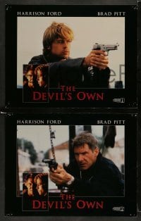 3z115 DEVIL'S OWN 8 LCs '97 Harrison Ford & Brad Pitt, trapped by destiny & bound by duty!