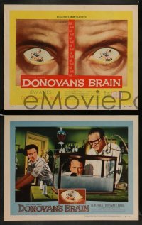 3z122 DONOVAN'S BRAIN 8 LCs '53 Lew Ayres, Steve Brodie, from the novel by Curt Siodmak!