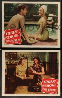 3z735 GIRLS' SCHOOL 4 LCs '50 bad girl Joyce Reynolds, shocking scandals shake it up!