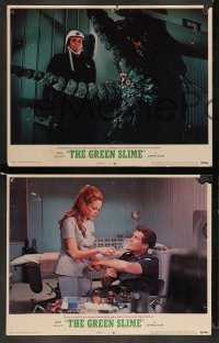 3z827 GREEN SLIME 3 LCs '69 classic cheesy sci-fi movie, great images of monster!