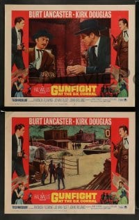 3z192 GUNFIGHT AT THE O.K. CORRAL 8 LCs R64 Burt Lancaster, Kirk Douglas, directed by John Sturges!