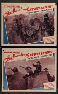 3z830 HOP-A-LONG CASSIDY 3 LCs R40s William Boyd in his first movie as Hoppy!