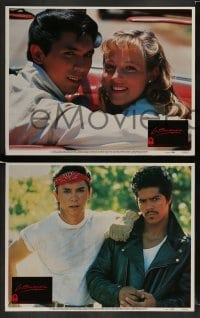 3z255 LA BAMBA 8 LCs '87 rock and roll, Lou Diamond Phillips as Ritchie Valens!