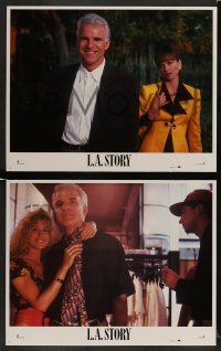 3z254 L.A. STORY 8 LCs '91 Mick Jackson, Steve Martin, Victoria Tennant, Sarah Jessica Parker