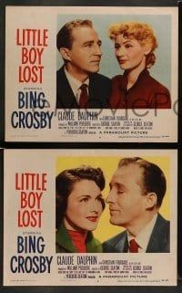 3z497 LITTLE BOY LOST 7 LCs '53 Bing Crosby w/Gabrielle Dorziat, Christian Fourcade!