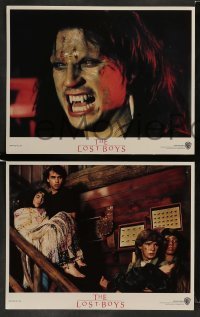 3z269 LOST BOYS 8 LCs '87 teen vampire Kiefer Sutherland, directed by Joel Schumacher!