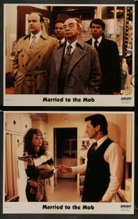 3z285 MARRIED TO THE MOB 8 LCs '88 Michelle Pfeiffer, Matthew Modine, Dean Stockwell, Alec Baldwin