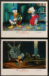 3z858 RESCUERS/MICKEY'S CHRISTMAS CAROL 3 LCs '83 Mickey Mouse, Scrooge McDuck, one with misprint!