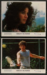 3z290 MIKE'S MURDER 8 LCs '83 great close-up of worried Debra Winger, Mark Keyloun