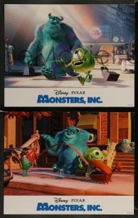 3z851 MONSTERS, INC. 3 LCs '01 Disney & Pixar computer animated CGI cartoon, Mike & Sully!