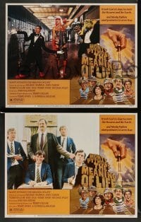3z298 MONTY PYTHON'S THE MEANING OF LIFE 8 LCs '83 Chapman, Cleese, Gilliam, Idle, Jones, Palin!