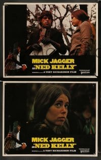 3z309 NED KELLY 8 LCs '70 Mick Jagger as legendary Australian bandit, Tony Richardson!