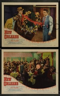 3z767 NEW ORLEANS 4 LCs '47 great images of Louis Armstrong, Arturo De Cordova!