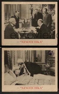 3z768 NINOTCHKA 4 LCs R62 Greta Garbo with Melvyn Douglas, directed by Ernst Lubitsch!