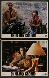 3z322 ON DEADLY GROUND 8 LCs '94 star/director Steven Seagal, Michael Caine, Joan Chen