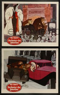 3z769 ONE HUNDRED & ONE DALMATIANS 4 LCs '61 most classic Walt Disney canine family cartoon!