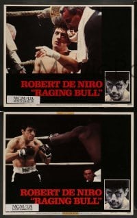 3z771 RAGING BULL 4 LCs '80 Robert De Niro, Joe Pesci, Marrtin Scorsese, Hagio border art!