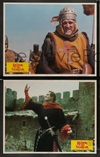 3z859 ROBIN & MARIAN 3 LCs '76 great images of Sean Connery, Robert Shaw, Richard Harris!