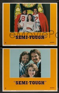 3z366 SEMI-TOUGH 8 LCs '77 football players Burt Reynolds & Kris Kristofferson w/Jill Clayburgh!