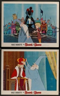 3z684 SWORD IN THE STONE 5 LCs '64 Disney's cartoon story of young King Arthur & Merlin the Wizard!