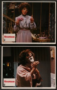 3z423 TOOTSIE 8 LCs '82 great images of Dustin Hoffman in drag, Lange, Sydney Pollack classic!