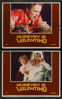 3z434 VALENTINO 8 LCs '77 Rudolph Nureyev, Leslie Caron, Michelle Phillips!