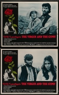3z523 VIRGIN & THE GYPSY 7 LCs '70 from the novel by D.H. Lawrence, Joanna Shimkus & Franco Nero!