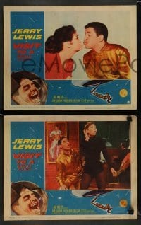3z436 VISIT TO A SMALL PLANET 8 LCs '60 wacky alien Jerry Lewis, Joan Blackman, sci-fi comedy!