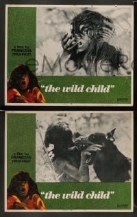 3z444 WILD CHILD 8 LCs '70 Francois Truffaut's classic L'Enfant Sauvage, Jean-Pierre Cargol!