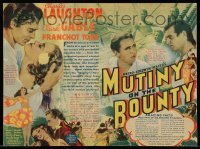 4a165 MUTINY ON THE BOUNTY herald '35 Clark Gable, Charles Laughton, Movita, $2,000,000 sensation!