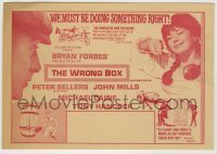 4a238 WRONG BOX herald '66 Peter Sellers, John Mills, Michael Caine, directed by Bryan Forbes!