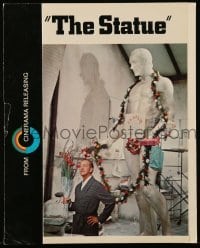 4a564 STATUE pressbook '71 Robert Vaughn, David Niven, Virna Lisi, John Cleese, comedy!