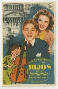 4a662 BABES IN ARMS Spanish herald '39 Mickey Rooney, Judy Garland, Busby Berkeley, different!