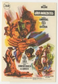 4a718 DJANGO KILL IF YOU LIVE SHOOT Spanish herald '67 Tomas Milian, great spaghetti western art!