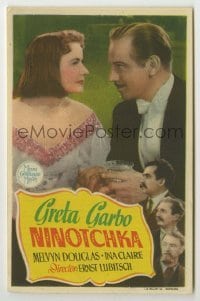 4a853 NINOTCHKA Spanish herald '41 Greta Garbo & Melvyn Douglas, directed by Ernst Lubitsch!