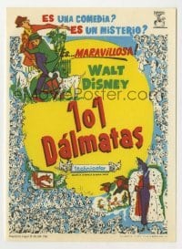 4a867 ONE HUNDRED & ONE DALMATIANS Spanish herald '61 classic Disney canine family cartoon!