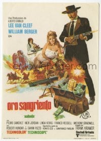 4a905 SABATA Spanish herald '71 Lee Van Cleef, the man with gunsight eyes comes to kill!