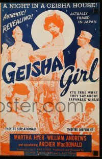 4a355 GEISHA GIRL pressbook '52 Martha Hyer, it's true what they say about Japanese girls!