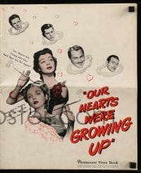 4a477 OUR HEARTS WERE GROWING UP pressbook '46 sexy Gail Russell & Diana Lynn, Roaring Twenties!