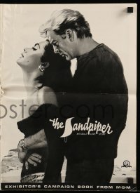 4a519 SANDPIPER pressbook '65 many images of Elizabeth Taylor & Richard Burton!
