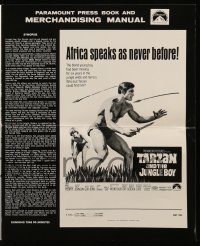 4a577 TARZAN & THE JUNGLE BOY pressbook '68 could Mike Henry find young Steve Bond in the jungle?